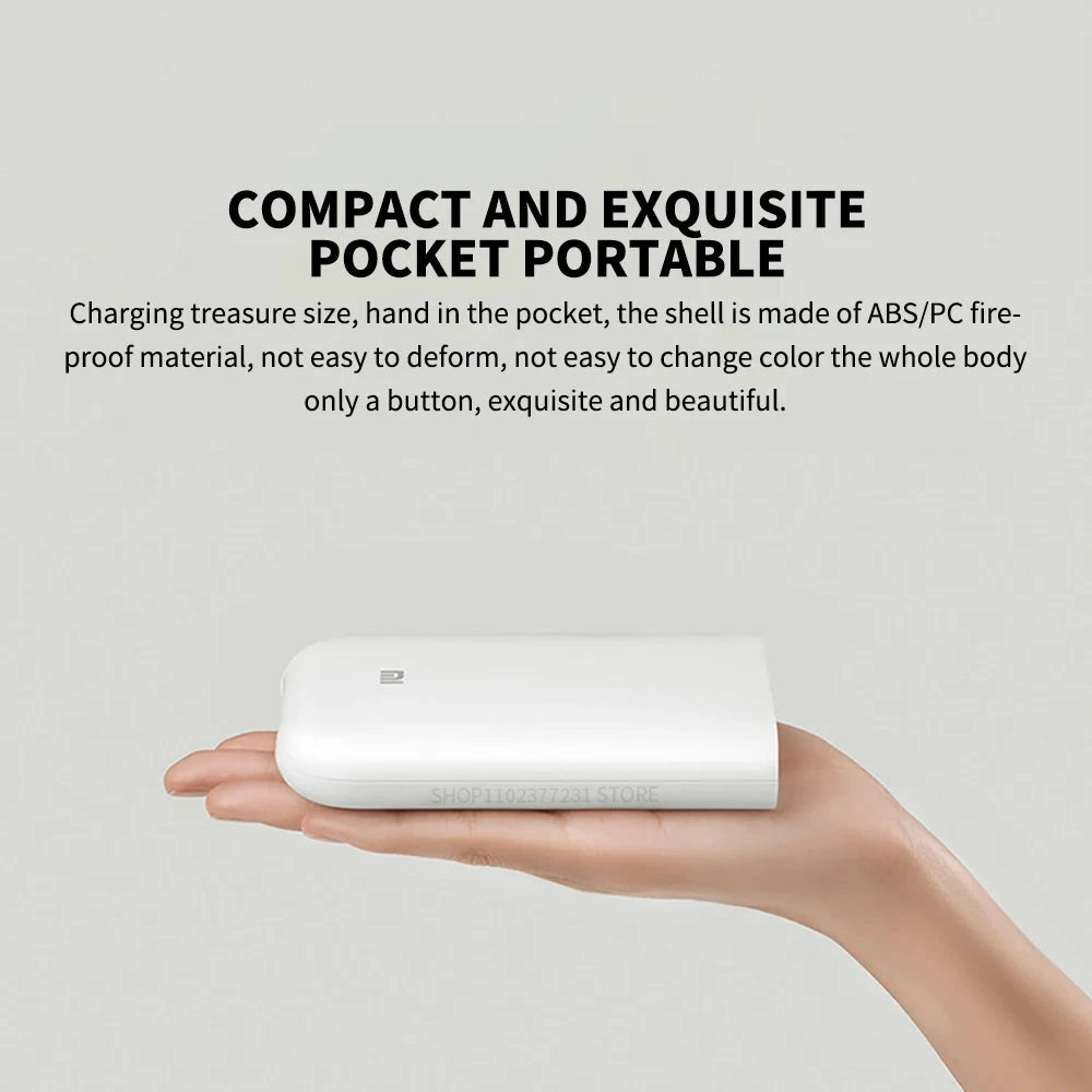 Xiaomi AR Printer 300dpi Portable Photo Mini Pocket With DIY Share 500mAh Picture Printer Pocket Printer Work With Mihome APP