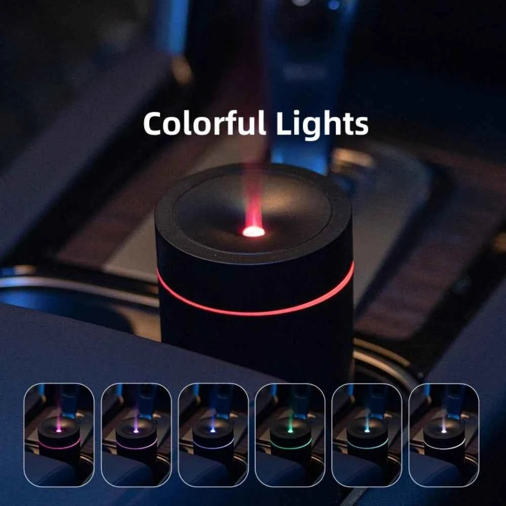 Colorful Car USB Mounted Diffuser Machine Mini Portable Automatic Spray Wireless Car Mounted Home Aromatherapy Humidifier