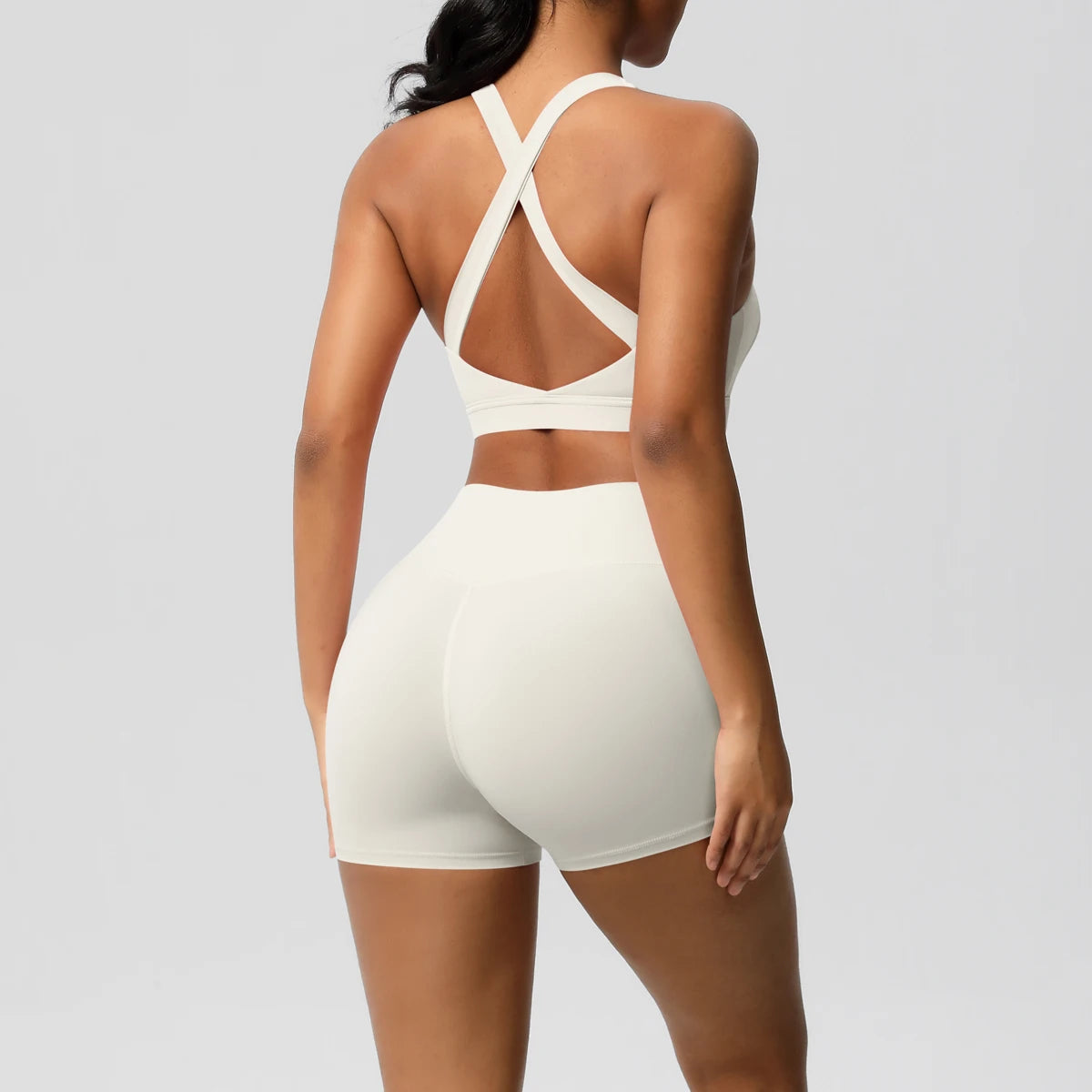 2PCS Yoga Set Nude Feeling Workout Sets Women Tracksuit Gym Push Up Fitness Running Workout Sportwear Sport Bra Leggings Suit