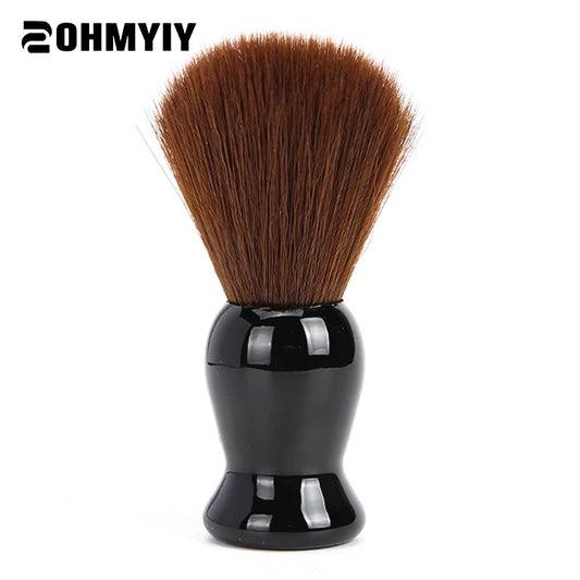 Natural Badger Hair Men's Shaving Brush Barber Salon Men Facial Beard Cleaning Appliance Shave Tool Razor Brush With Wood Handle - AMULET RING STORE