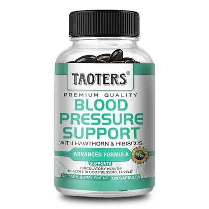 Blood Pressure Support Supplement – Helps Balance Blood Pressure, Improve Blood Flow, Heart and Brain Health, Lower Cholesterol