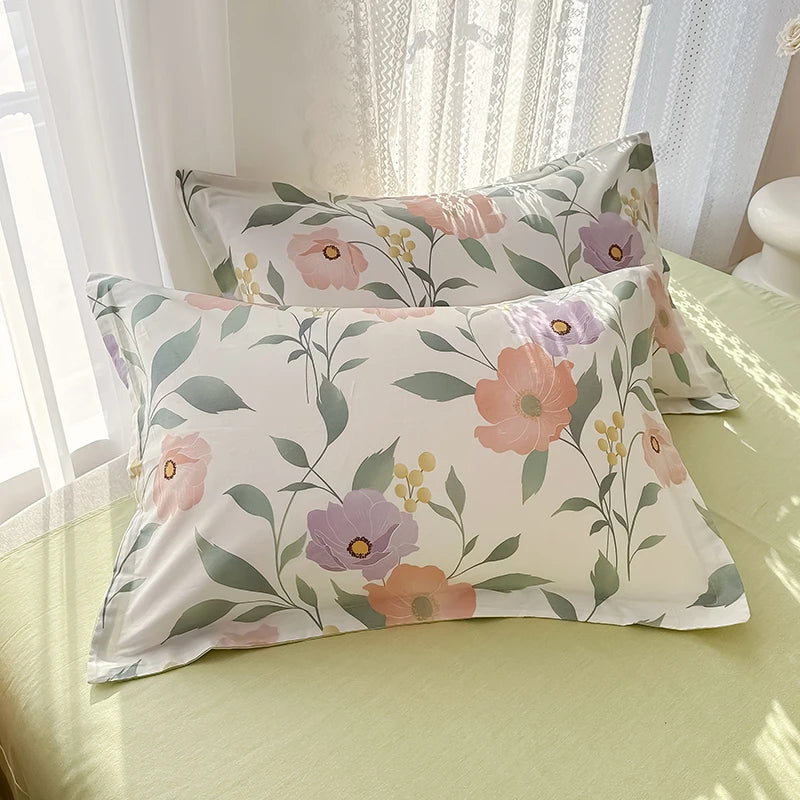 100% Cotton Bedding Set Duvet Cover Set 1 Quilt Cover 2 Pillowcases No Sheet- Ultra Soft Breathable Hypoallergenic - AMULET RING STORE