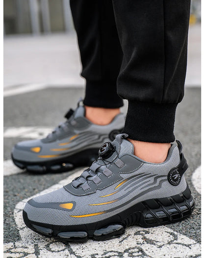 Breathable lace-free soft sole comfortable anti-smash anti-puncture labour insurance shoes - AMULET RING STORE