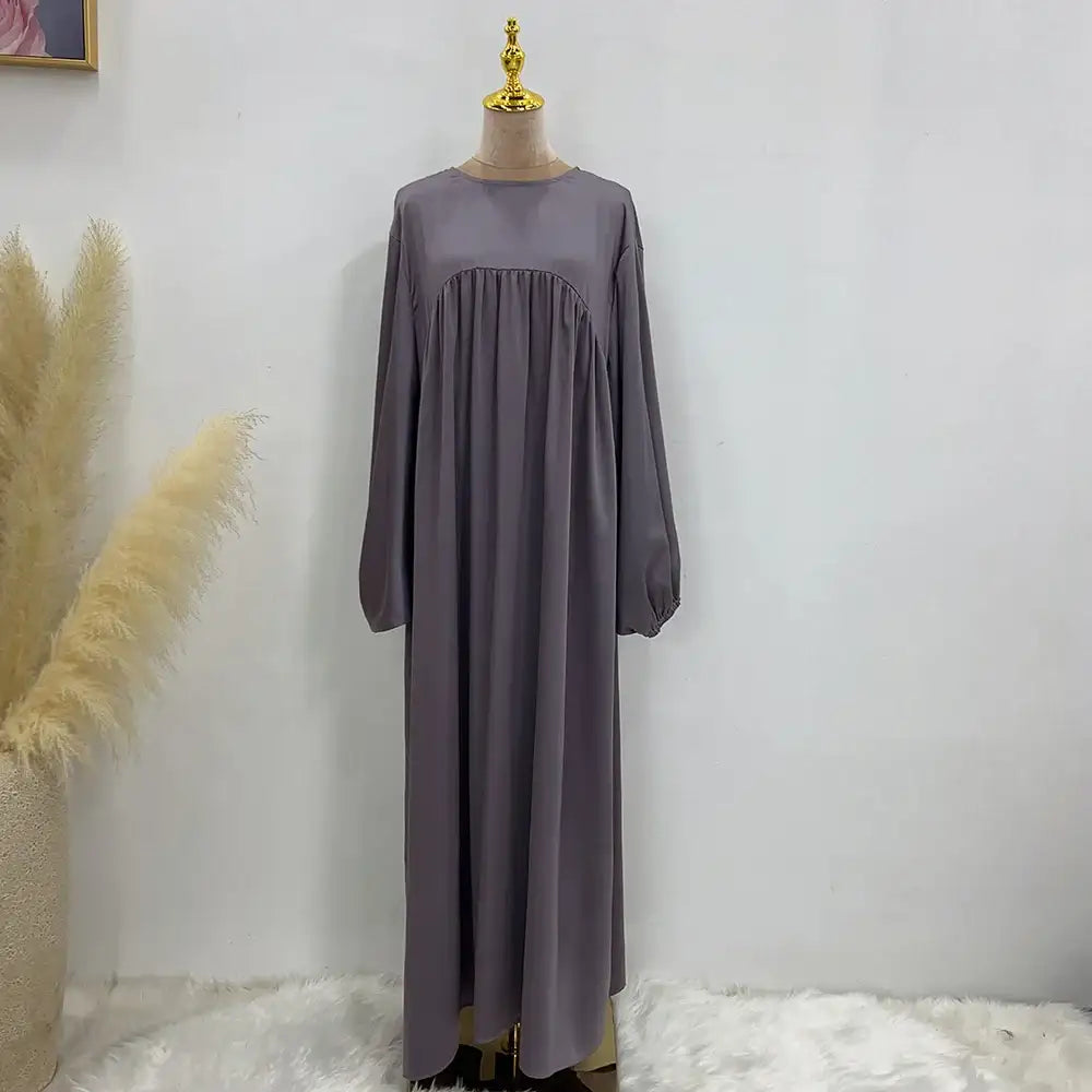 Plain Muslim Abaya Long Dress - Islamic Clothing - AMULET RING STORE