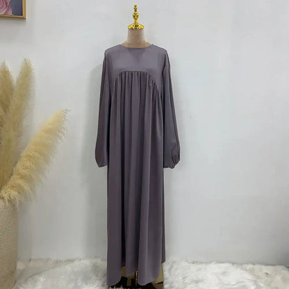 Plain Muslim Abaya Long Dress - Islamic Clothing - AMULET RING STORE