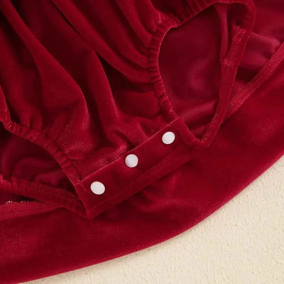 Toddler Girls Winter Outfit Cute Reindeer Print Long Sleeve Dress with Matching Headband and Leggings Set for Christmas