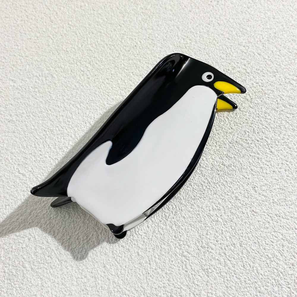 Creative Funny Acetate Tortoise Sturgeon Fish Shark Hairpin Oversize Marine Animal Barrettes Thick Hair Clip Claw Accessories - AMULET RING STORE