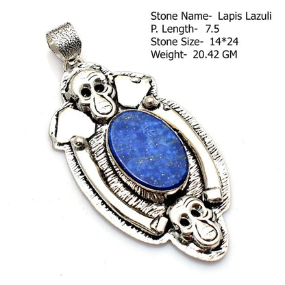 Genuine  Jasper Sodalite  Agate Turquoise   Pendant