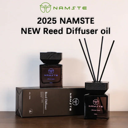 NAMSTE 100ML Reed Diffuser Stick Fragrance oil Aromatherapy Flameless Hotel Home SPA Aromatherapy Air Freshener Fragrance Scent - AMULET RING STORE