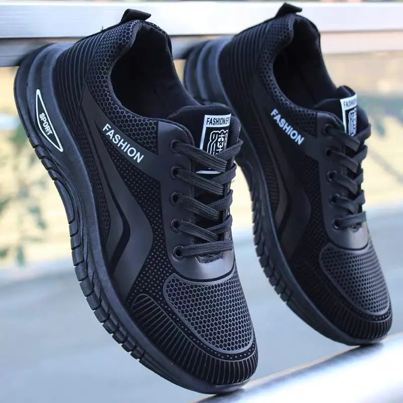 New men's shoes Breathable lightweight fashion shoes casual running shoes platform sports shoes sneakers - AMULET RING STORE