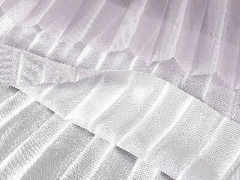 2023 Summer Tulle Mesh Gradient Skirt High-end High Waist Long Skirt Elegant Evening Party Sexy A-line Pleated Skirts Women Boho