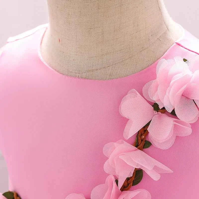 Baby Dresses For Girls Christmas Toddler Kids Flower Elegant Princess Birthday Gown Children Wedding Party 0 1 2 Y Tulle Dresses