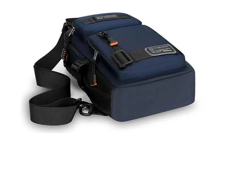 Male Multifunctional Sports Chest Bag Men's Lightweight Handbag  Multi Pockets Outdoor Hiking Climbing Cycling Crossbody Bags