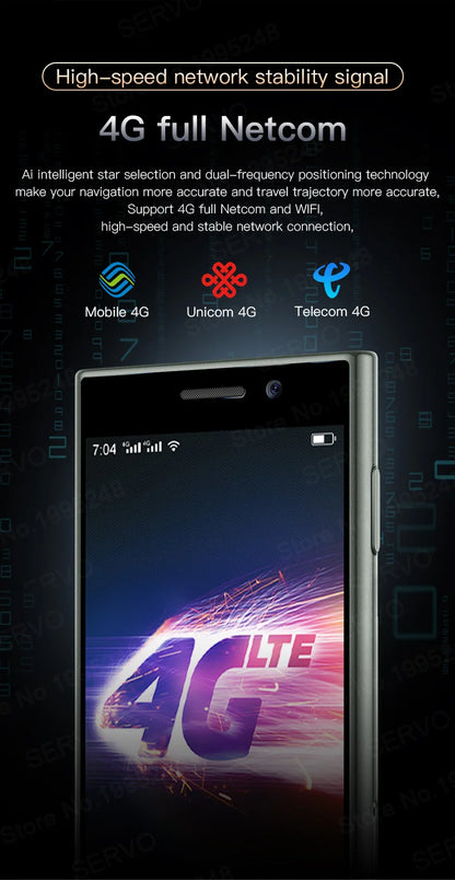 2024 New SERVO S24 Mini 4G Global Smartphone Android System Google Store 2000mAh Facial Unlock Small Smartphones Latest Upgrade - AMULET RING STORE