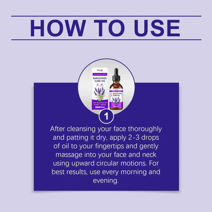 Bakuchiol Essectial Oil Relaxing Fade Fine Lines Brightening Skin Smoothing Facial Body Skin Care Nourish for Sensitive Skin