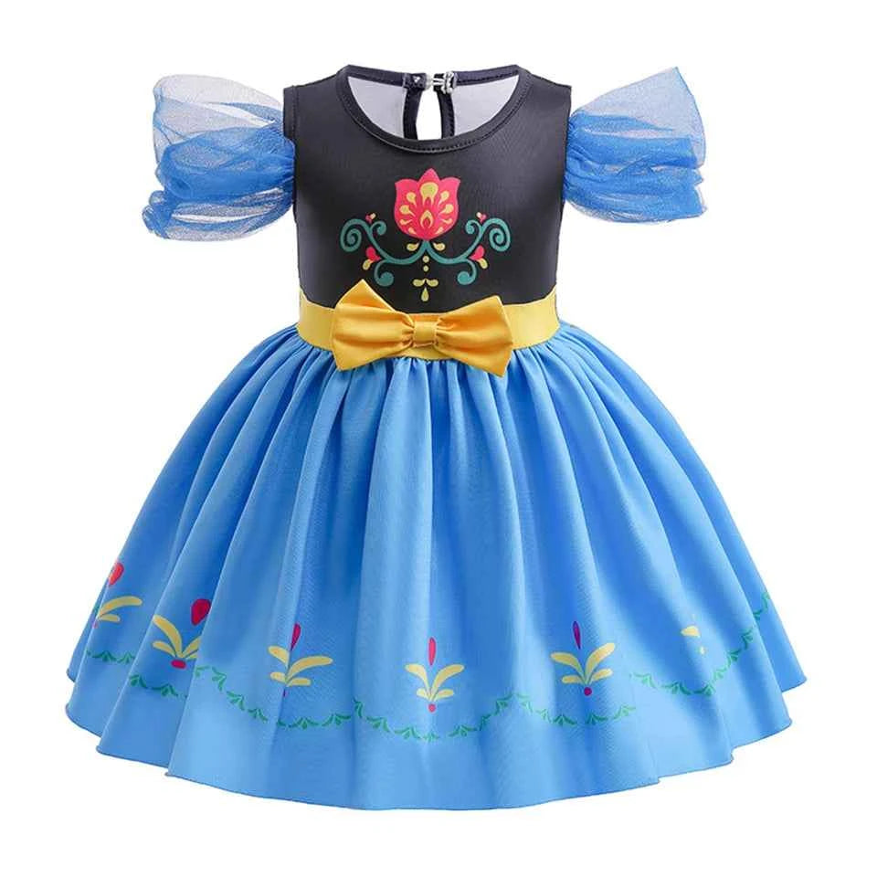 2024 Toddler Girl Princess Dress Toy Kids Clothes Christmas Halloween Woody Alice Jessie Belle Mermaid Infants Party Ball Gowns