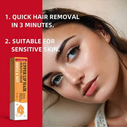 3 Minutes Fast Hair Removal Cream Painless Hair Growth Inhibitor Lip Face Arm Armpit Leg Permanent Depilatory for Men Women Care - AMULET RING STORE