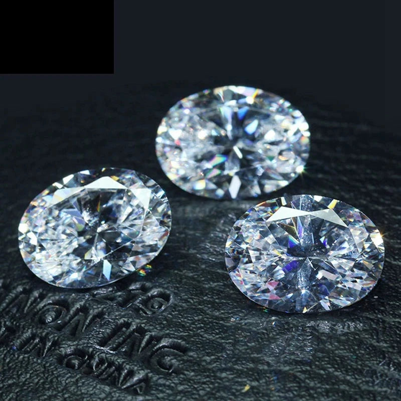 Brilliant Large Unheated White Sapphire 13X18mm Oval Cut VVS1 Loose Gemstone For Jewelry Making DIY - AMULET RING STORE