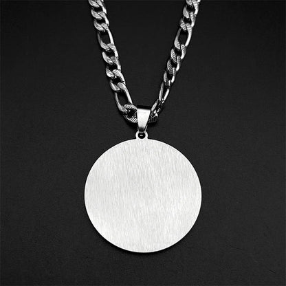 Allah Quran Arabic Letter Rhinestones Necklaces Women Men Stainless Steel Gold Color Islam Muslim Necklace Men Chains Jewelry