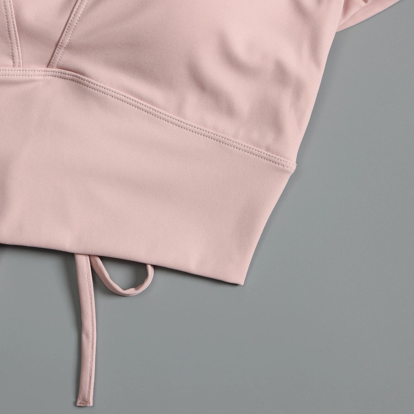 Yoga suit with chest pad sports beauty back fashionable quick-drying short-sleeved T-shirt running Pilates training fitness - AMULET RING STORE