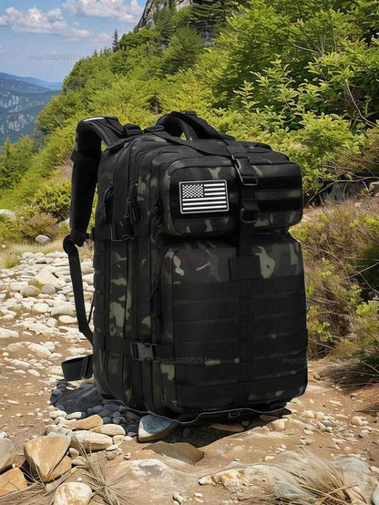 Outdoor tactical backpack - With a large waterproof capacity and lightweight design, this backpack is suitable for hiking trips.