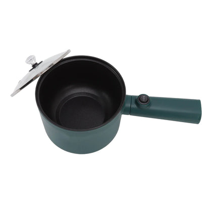 Electric Cooking Pot Electric Hot Pot Long Handle Multi Function Nonstick Coating 1.8L Capacity for Home - AMULET RING STORE