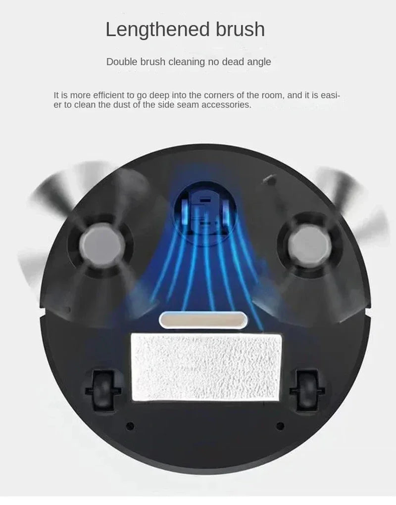 Xiaomi Smart Sweeping Robot Vacuum Cleaner 3-in-1 Charging Strong Power Sweeping Machine Wiping Floor Remove Dust Hair Pet Hair - AMULET RING STORE