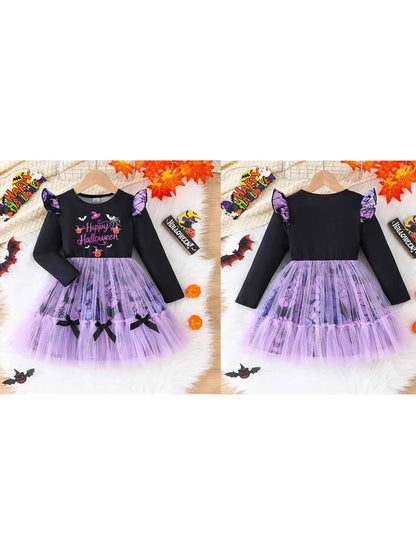 Toddler Baby Boy Halloween Costume Set with Pumpkin Print Long Sleeve Top and Striped Pants for Kids Halloween Party Outfit