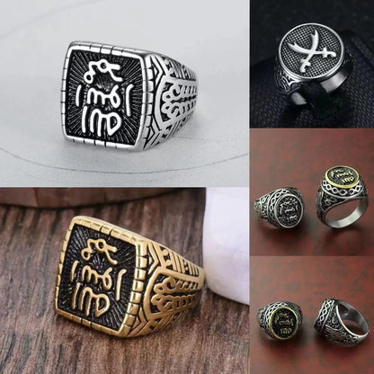 Ethnic Arab Style Rings For Men