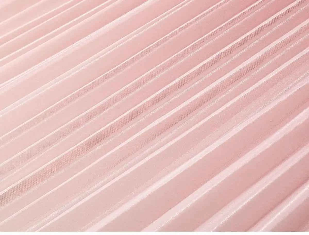 2023 Summer Tulle Mesh Gradient Skirt High-end High Waist Long Skirt Elegant Evening Party Sexy A-line Pleated Skirts Women Boho