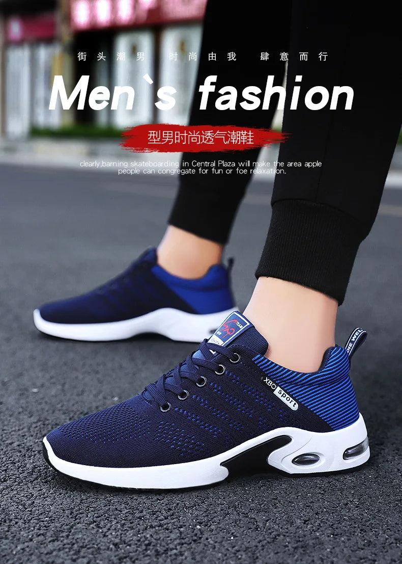 sneakers Men 2025 new men's shoes lace-up running shoes Light casual sneakers - AMULET RING STORE