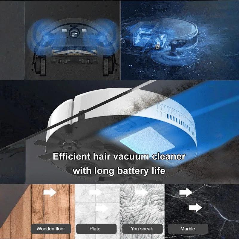Household Fully Automatic High Suction Intelligent Vacuum Cleaner USB Charging Low-noise Sweeping Robot