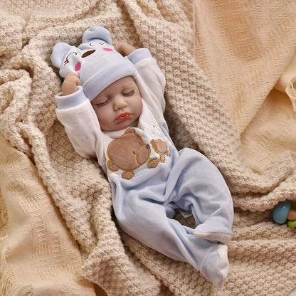 16 Inch 40cm Loulou Full Body Soft Vinyl Girl Reborn Baby Doll Lifelike Bebe Reborn Doll Toys Realistic Baby Doll Toys
