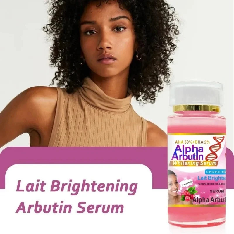 Alpha Arbutin Serum AHA 30%+ BHA 2% Keeps Face Smooth Brightening Moisturizing Improving Dullness Dark Skin Beauty Care Cream - AMULET RING STORE