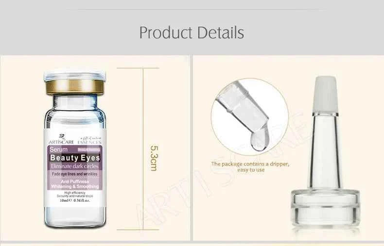 ARTISCARE Aging & Beauty Eyes Serum SET Anti Dark Circles Wrinkles Removal Coenzyme Q10 Six Peptides cream 3Pcs