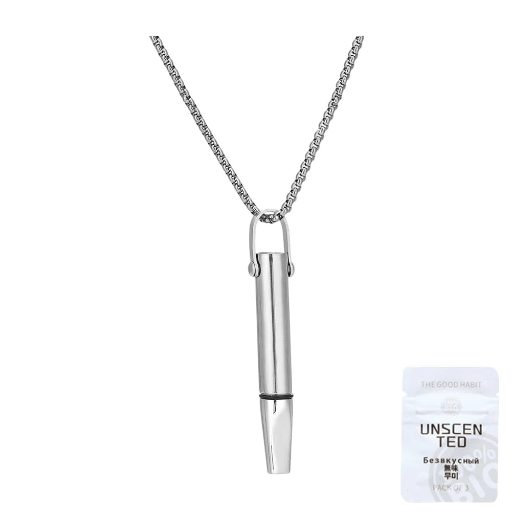 1/10 Flavors Aromatherapy Diffuser Necklace Pendant Quitting Smoking Breathing Necklace Neutral & Essential Oil Diffuser Lockets - AMULET RING STORE