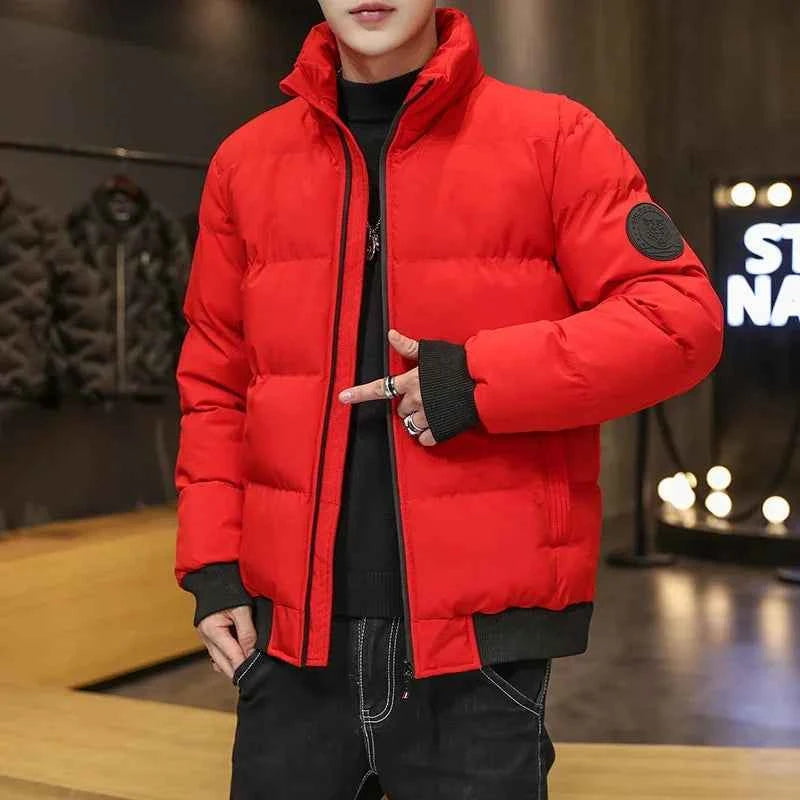 Winter Man Jackets Cotton-padded Parkas Puffer Jacket Men Warm Coats Thick Casual Outwear Streetwear Comfortable Men's Clothing