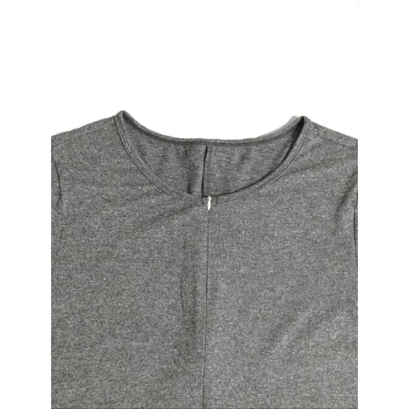 Plus Size 1XL-5XL New Women Sexy Sports Jumpsuits Autumn Solid Long Sleeve Bodycon Fashion Rompers