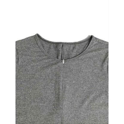 Plus Size 1XL-5XL New Women Sexy Sports Jumpsuits Autumn Solid Long Sleeve Bodycon Fashion Rompers