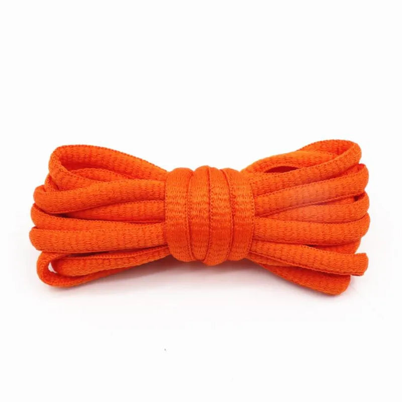 Oval Shoe Laces 24 Color Half Round Athletic Shoelaces for Sport/Running Shoes Shoelace 120cm Shoe Strings 1 Pair - AMULET RING STORE