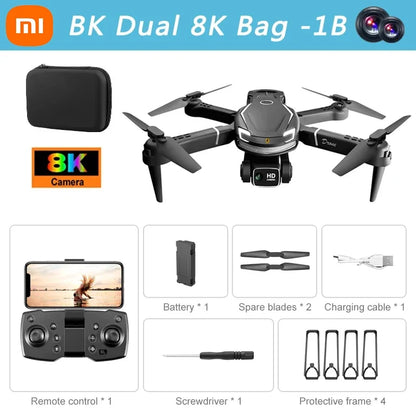 XIAOMI MIJIA V88 Drone 8k 5G Professional HD Dual Camera Aerial Photography 15000m Remote Control Aircraft Quadcopter Toy New - AMULET RING STORE