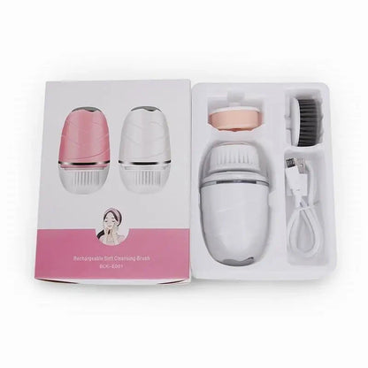 3 in 1 Electric  Facial Cleansing Brush Blackhead Remover Makeup Removal Face Deep Pores Cleaning Massager Face Cleaner