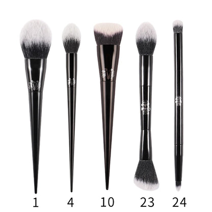 Kat Von D Makeup Brush Set & Kit Foundation Blush Highlight Concealer Powder Sculpting Eyeshadow Brush KVD Brand Makeup Brush - AMULET RING STORE