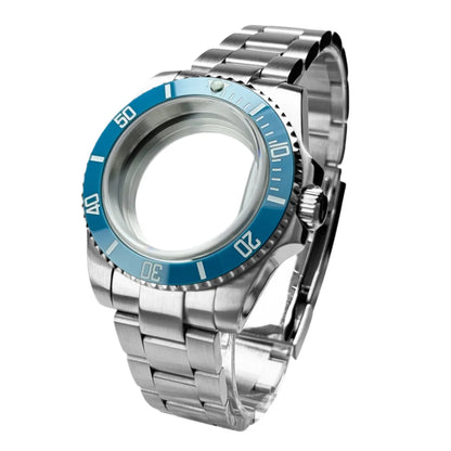 40mm 200m Waterproof NH34 NH35 NH36 Watch Case Accessories for Oyster Band SUB Watch Maker 120clicks BGW9 blue lume Bezel - AMULET RING STORE