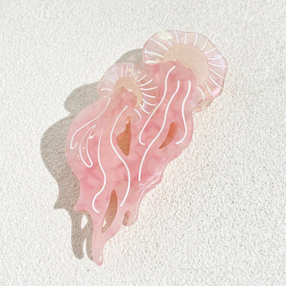 Creative Funny Acetate Tortoise Sturgeon Fish Shark Hairpin Oversize Marine Animal Barrettes Thick Hair Clip Claw Accessories - AMULET RING STORE