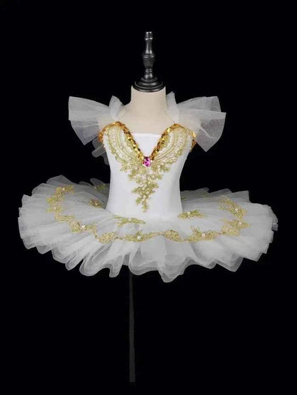 Summer Girl Dress Ballet Elegant Vestidos Kids Dance Costume Robe Fille Stage Children Outfit Baby Clothing Tutu Girls Dresses