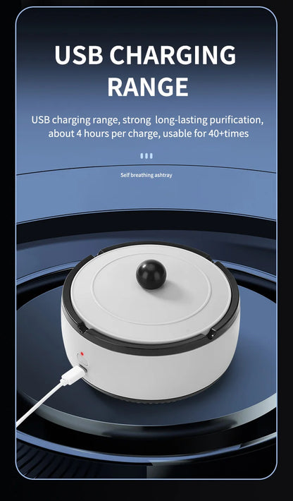 Xiaomi Youpin Air Purifier Ashtray Rechargeable Car Smoking Tank To Remove Second Hand Smoke Odor Sterile Filtration Home New Mi - AMULET RING STORE
