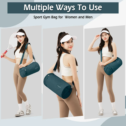 Sports Fitness Bag Women Travel Bag Multi-functional Handbag Yoga Bag Short-Distance Weekender Travel Package Swimming Gym Bags