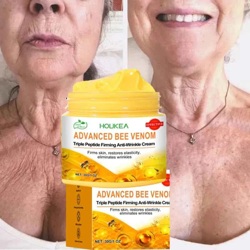 Bee Venom Instant Wrinkle Repair Cream Facial Anti-Aging Rejuvenate Fade Lines Firming Lifting Tightening Moisturizing Skincare
