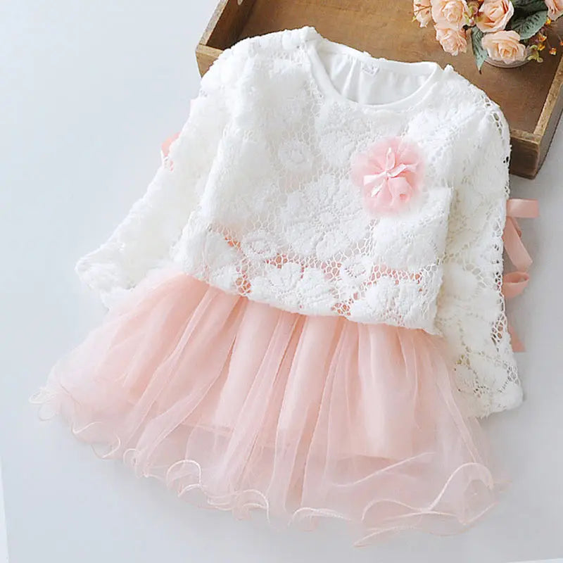 Bear Leader Newborn Bebes Princess Dresses Autumn Christmas Fashion Infant Girl Ruffles Costume Vestidos Cute Bear Bags 0-2Y